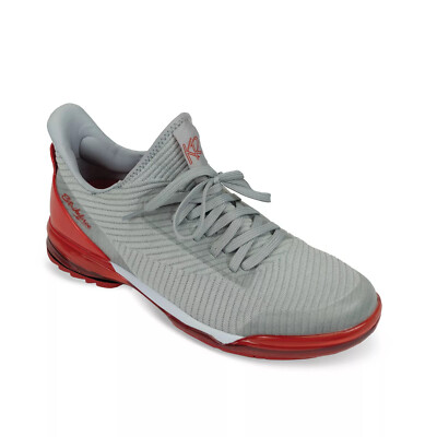 KR Strikeforce TPC Alpha Grey/Red Mens Bowling Shoes Size 9.5