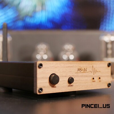 MS-D1 Bluetooth DAC HiFi Audio Decoder with Pure Solid Wood Panel for SBC/ACC