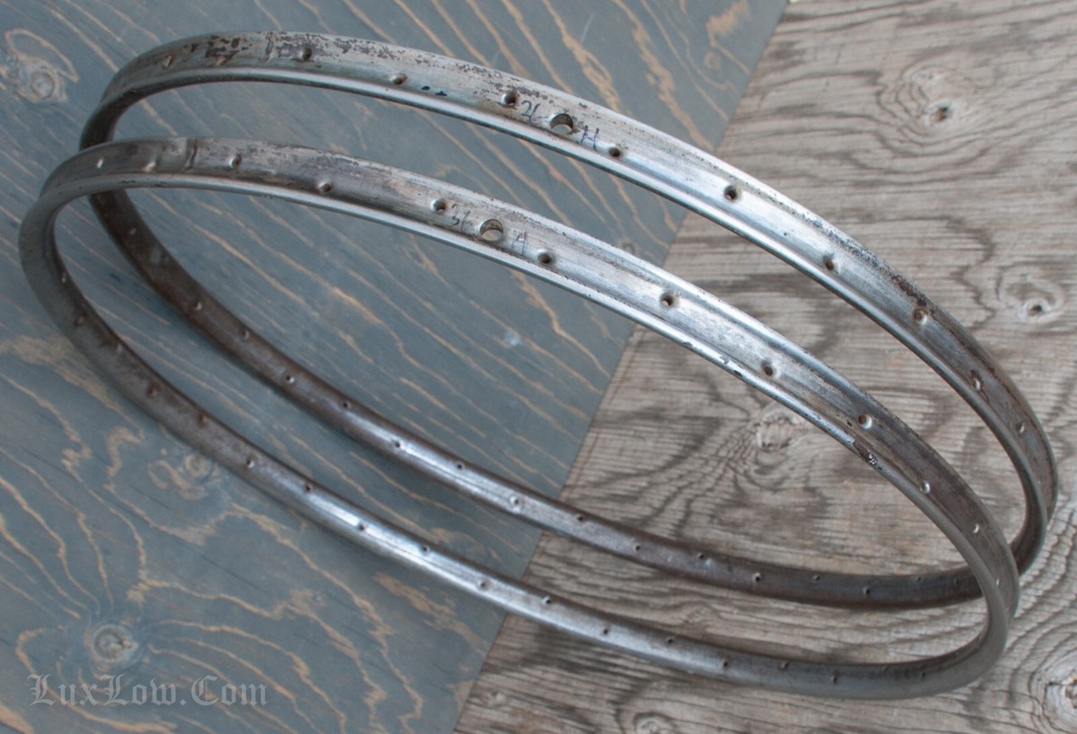 Vintage Iver Johnson Racer Bike Cad Wood RIMS 36h Prewar TOC 28