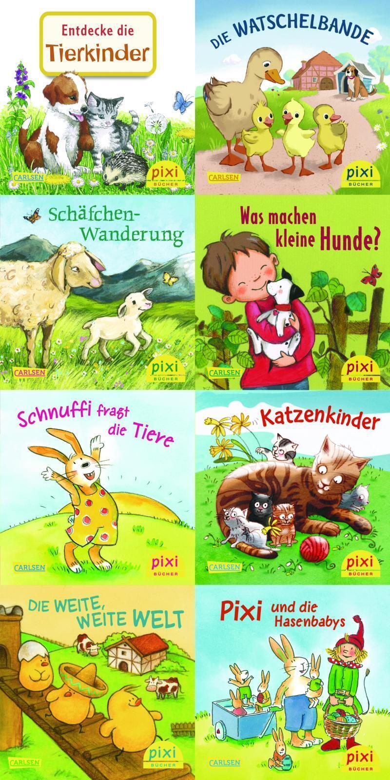 Thumbnail - Pixi-box 273: Pixis Liebste Tierkinder (8x8 Exemplare) | Box |