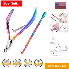 Premium Stainless Steel Cuticle Trimmer - Ergonomic Handle - Precise Cutting