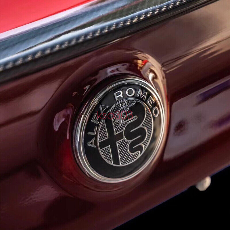 1PC Car Rear Logo Decoration Stickers GTAM for Alfa Romeo Giulia Stelvio