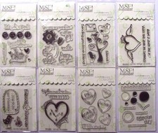 MSE My Sentiments Exactly Small Clear Stamps - You Choose, NEW