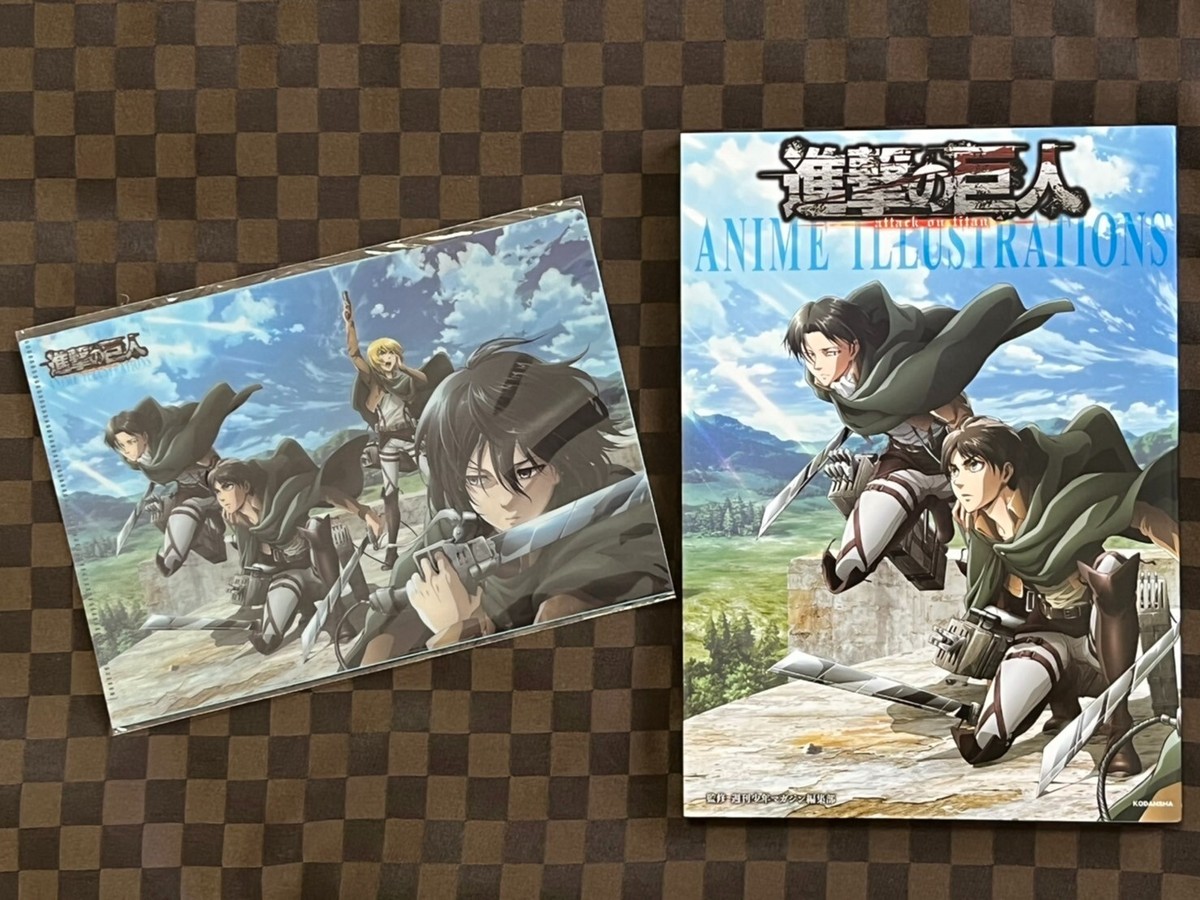 【初版•特典ファイル付き】進撃の巨人 ANIME ILLUSTRATIONS 初版•特典ファイル付き】進撃の巨人 ANIME ILLUSTRATIONS 進撃の巨人