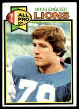 1979 Topps Doug English Rookie Detroit Lions #344