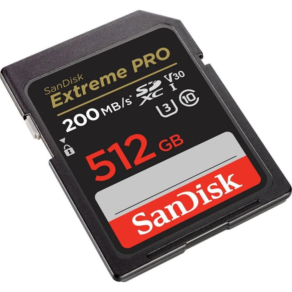 SanDisk Extreme PRO SDXC card 200MB s UHSI U3 V30 512GB SDSDXXD-512G-GN4IN - Image 2 of 4