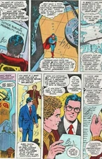 SUPERMAN 385 HAND COLORED COMIC PRODUCTION ART ANTHONY TOLLIN CURT SWAN PG 18