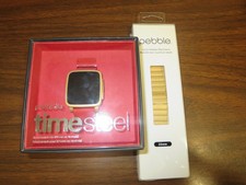 pebble time round ebay