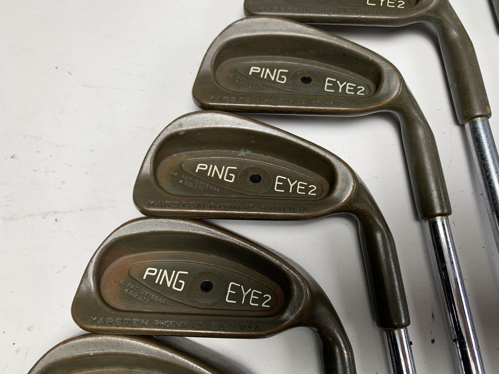 Ping Eye 2 Beryllium Copper Iron Set 1PW Black Dot Karsten Regular