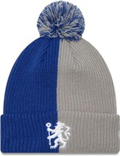 Chelsea Football Club Official Cuff Knit Bobble Pom Beanie Hat