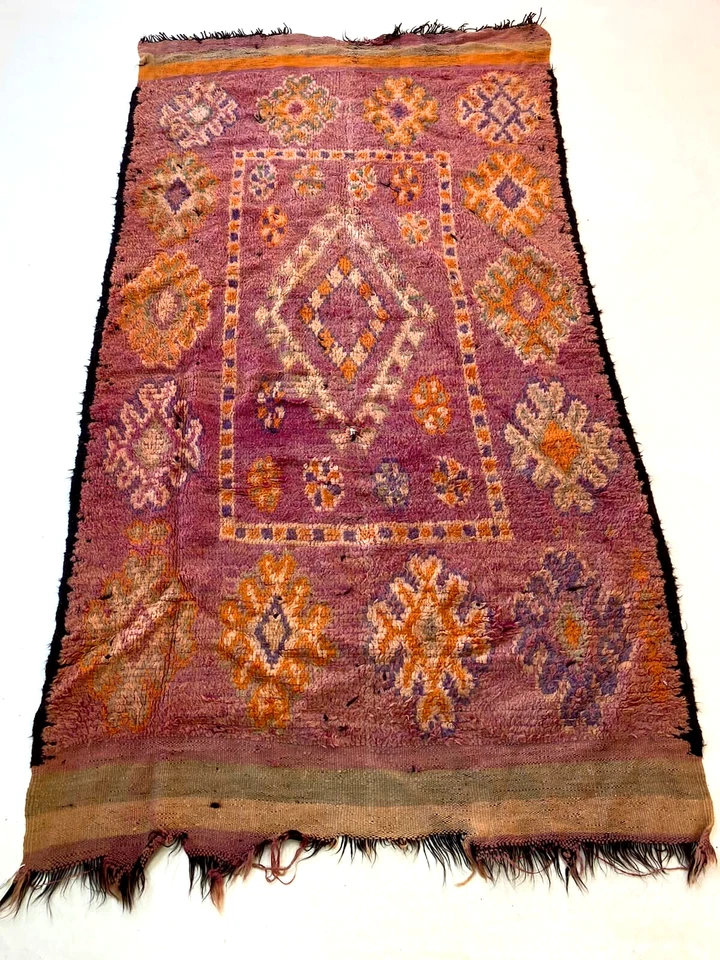 Traditionnel Rug Area Oriental Medallion Mat Washable Room Vintage Rug 4.7x9 ft - Image 2 of 4