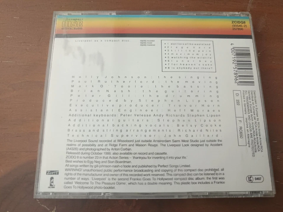Frankie Goes To Hollywood – Liverpool - Ausgezeichneter Zustand - Bild 2 von 4
