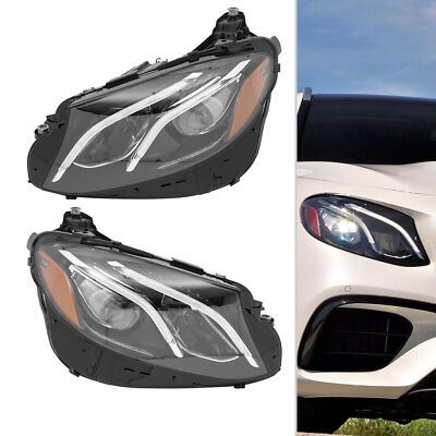 For 2017-2020 Mercedes E-Class E300 W213 LED Headlight Headlamps Left/Right Side