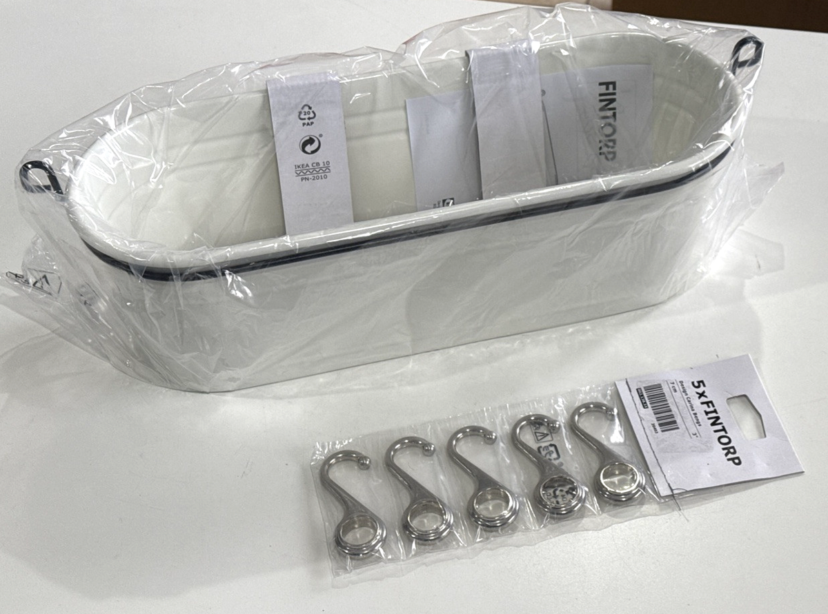 IKEA FINTORP Condiment stand, white 14 5/8 