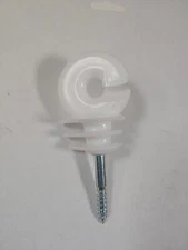  Dare Screw-In White Polyethylene Electric Fence Insulator (10- Per Pack) 2671W 