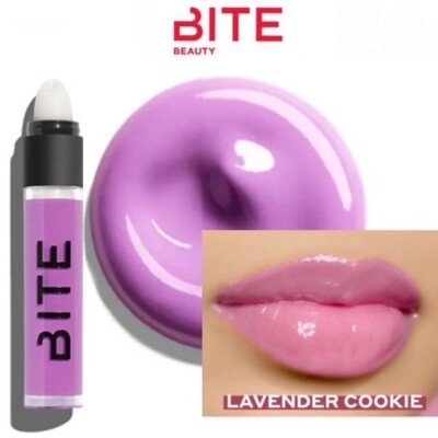 Bite Beauty Yaysayer Lip Gloss 'Lavender Cookie' Sheer Lilac Full Sz NIB