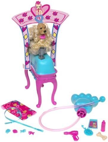 Barbie Stylin' Pup Doll and Puppy 2002 Mattel 56684