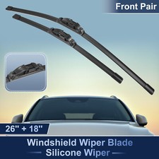 2pcs Front Silicone Windshield Wiper Blades for BMW 5 Series F10 F07 F11 11-16