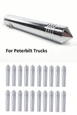 (Set/20) for Peterbilt Toggle Switch Extensions 2-1/4 Long Pointed Chrome Metal