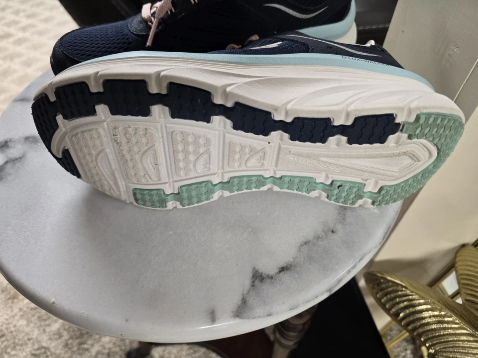 Skechers D'LUX Walker-Relax Fit Para Mujer Talla 7-M Azul-Rosa-Espuma con Memoria Verde Foto 3 de 4