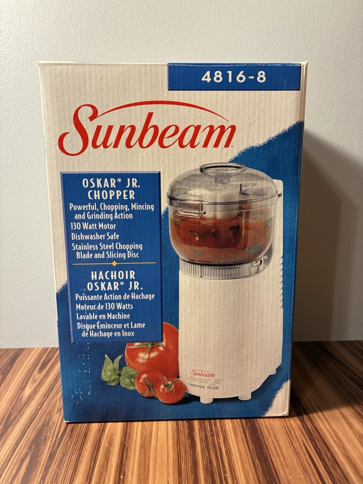 Vintage Sunbeam Oskar Jr. Chopper Plus Mini Food Processor New In Open Box Works
Opens in a new wind