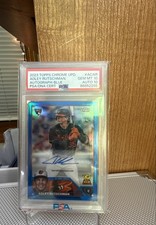 2023 Topps Chrome Update Series - Autographs Adley Rutschman #AC-AR Blue...