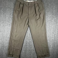 Polo Ralph Lauren Pants Mens 36x31 Wool Pleated Dress Trouser Made in Italy