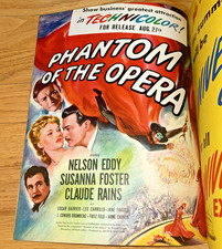BOX OFFICE Rivista Giugno 1943 Annunci 11 Colori ABBOTT & COSTELLO / PHANTOM OPERA