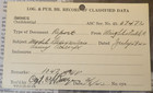 WWII 1943 Albion Topliffe Sawyer Log & Pub Br Record of Classified Data — photo 1