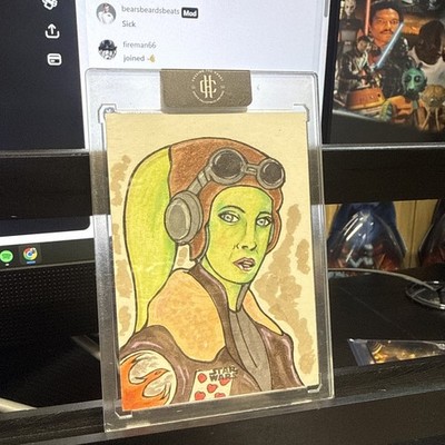 Hera Syndulla Topps Star Wars Sketch card Jackson Ong