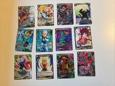 Dragon Ball Super Card Game Lot (12x SR/Rares) Hatchhyack, Bardock, Unison Era