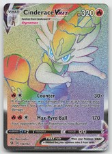 Cinderace VMAX (Secret) Holo Rainbow Rare SWSH02: Rebel Clash 194/192 NM on eBay