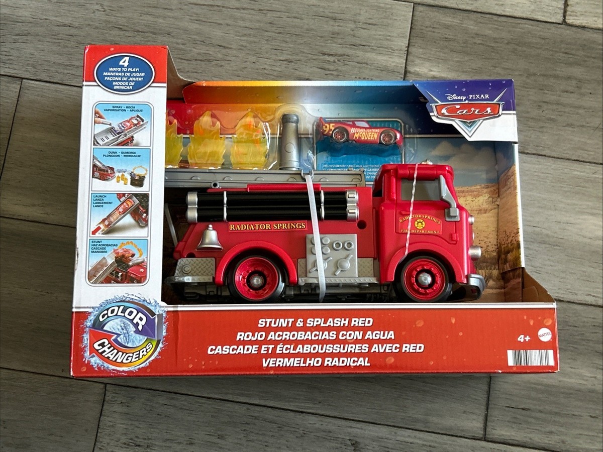 Disney Pixar Cars Stunt and Splash Red With Color GPH80 for
