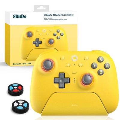 Ultimate 2 Bluetooth Controller (TMR Joystick Update), RGB Fire Ring, Switcha...