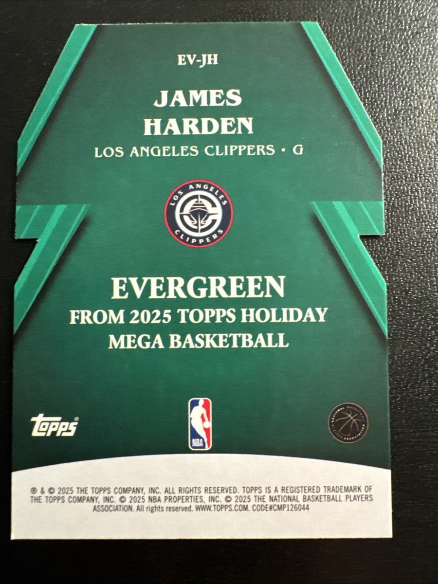 2025 Topps Holiday James Harden Evergreen #EV-JH Clippers | eBay