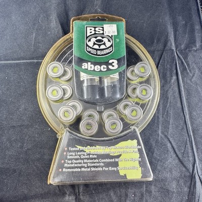 BSB Boss Speed Bearings ABEC 3 16 Annular Skate Bearings NOS