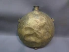 ANTIQUE CIVAL WAR ERA METAL CANTEEN - AS FOUND