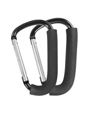 Stroller Hooks, 6.3" Large Clip, 2 Pack Hooks for Hanging... 