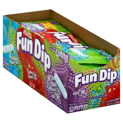  Fun Dip 48 Packages Classic Lik M Aid Sticks FREE SHIPPING