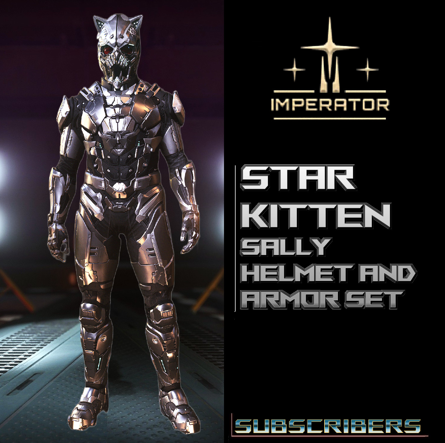 Star Citizen – STAR KITTEN SALLY HELMET AND ARMOR SET