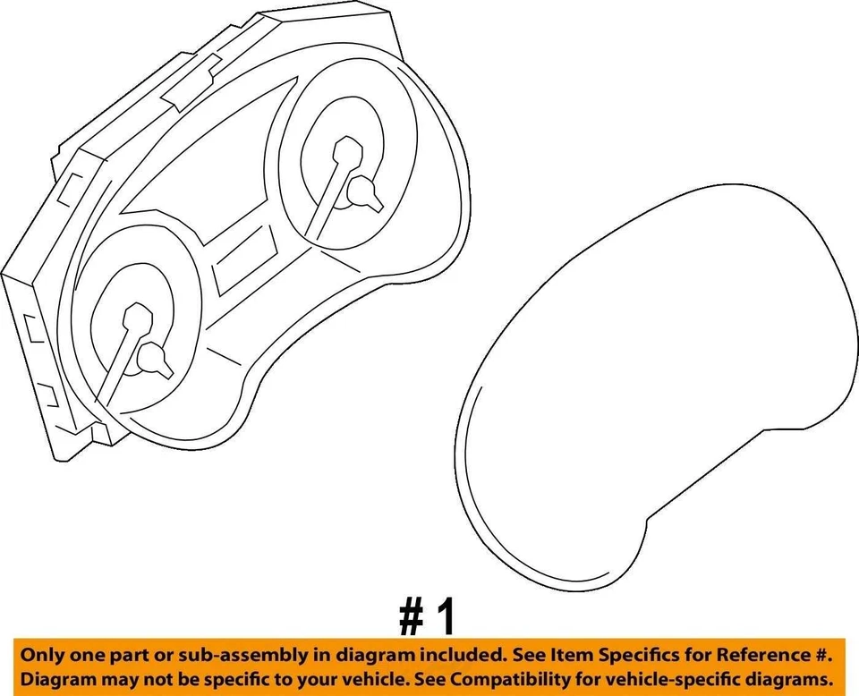Cuadro de instrumentos velocímetro Nissan Altima 2018-2018 indicadores XLIYQ Foto 4 de 4