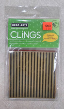 Hero Arts Cling Rubber Stamp with Vertical Line Background Pattern
