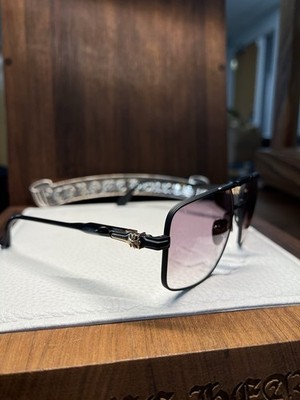 Chrome Hearts Nailer Sunglasses Black/Gold | eBay