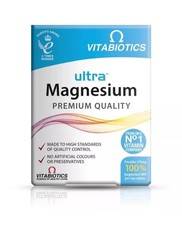 Ultra Magnesium, vitamin Supplement 375mg Tablets 60 Pack Daily Use 0.62 per thousand milligrams