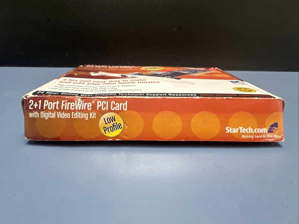 StarTech 3 Port Low profile PCI 1394a FireWire Card. Item# PCI1394_2LP - Image 2 of 4