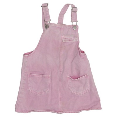 Zara, Latzkleid, Größe: 92, Pink, Baumwolle, Einfarbig, Denim, Mädchen #zxQ