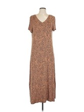 Amazon Essentials Women Brown Casual Dress L
