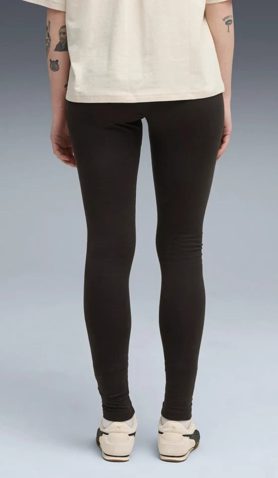 LEGGINGS DONNA PUMA MAXIMAL METALLIC 634464-01 col. nero - Immagine 2 di 4