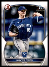 Hunter Owen 2023 Bowman Draft #BDC-5 Royals MLB READ FREE SHIPPING AutographDen