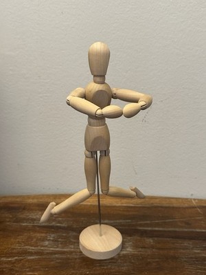 IKEA Gestalta Wooden Drawing Artist Mannequin Figure Poseable Doll Crafts 13''